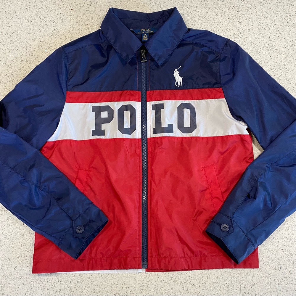 POLO BY RALPH LAUREN Boys Windbreaker Jacket- size M (10/12)